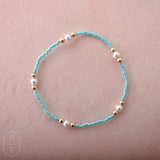 eNewton Design HOPE PURPOSE PEARL BRACELET Sea Glass
