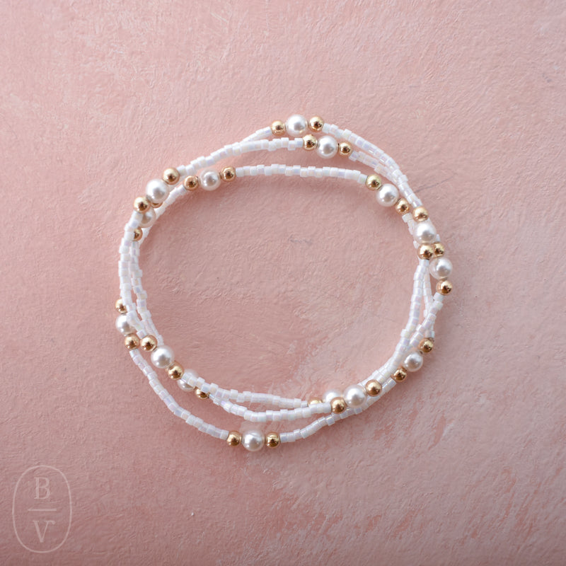 eNewton Design HOPE PURPOSE PEARL BRACELET