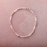 eNewton Design HOPE JOY BRACELET Silky White