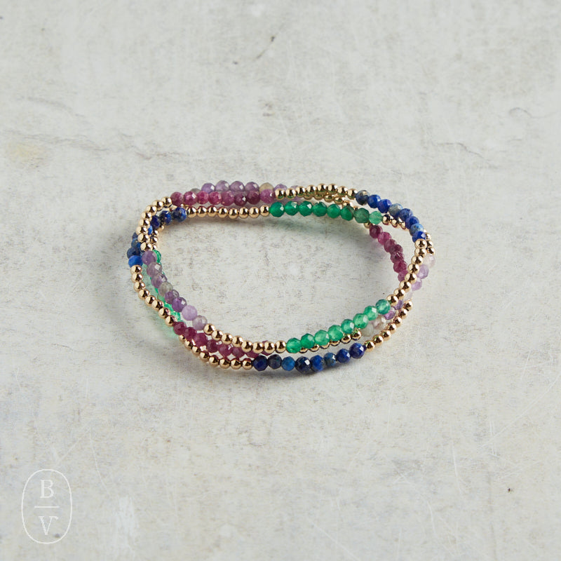 eNewton Design BLISSFUL PATTERN BEAD BRACELET Hot Mess FW25 2.5mm