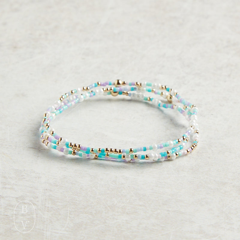 eNewton Design EGIRL HOPE UNWRITTEN BRACELET SPRING 5.5" How Do You Lilac Me Now?