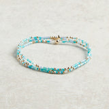 eNewton Design EGIRL HOPE UNWRITTEN BRACELET SPRING 5.5" Man I Teal Like a Woman