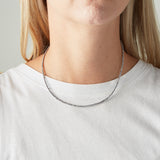 eNewton Design FACETED HEMATITE CHOKER