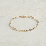 eNewton Design GAMEDAY HOPE JOY PATTERN BRACELET White 2mm