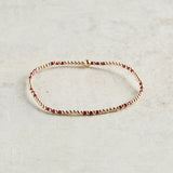 eNewton Design GAMEDAY HOPE JOY PATTERN BRACELET Wine 2mm