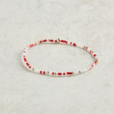 eNewton Design EXTENDS GAMEDAY HOPE UNWRITTEN BRACELET Bright Red-White