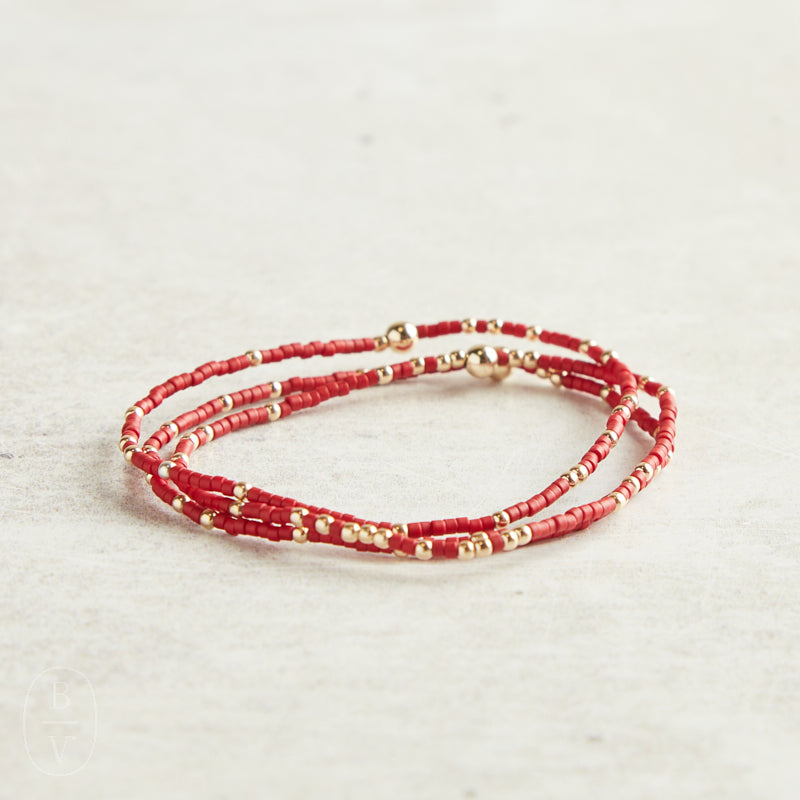 eNewton Design GAMEDAY HOPE UNWRITTEN BRACELET Crimson