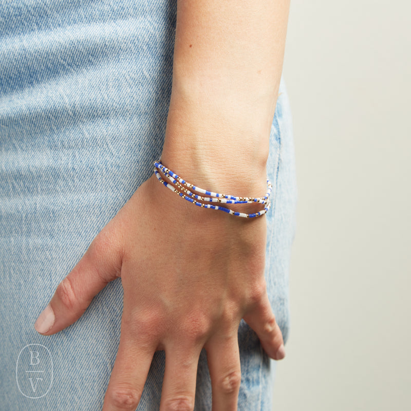 eNewton Design EXTENDS GAMEDAY HOPE UNWRITTEN BRACELET Blue-White