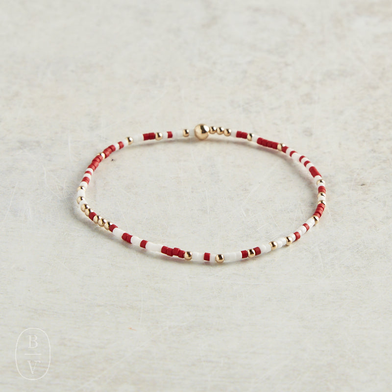 eNewton Design EXTENDS GAMEDAY HOPE UNWRITTEN BRACELET Crimson-White