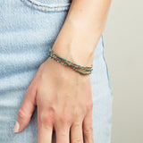 eNewton Design GAMEDAY HOPE UNWRITTEN BRACELET Dark Green