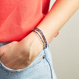 eNewton Design GAMEDAY HOPE UNWRITTEN BRACELET Matte Navy