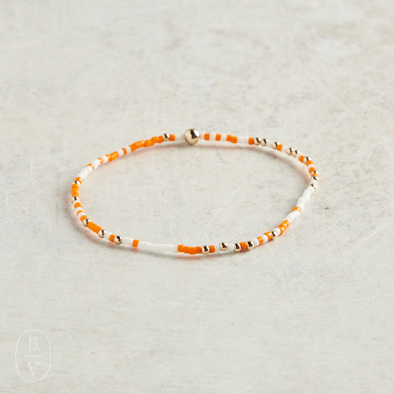 eNewton Design EXTENDS GAMEDAY HOPE UNWRITTEN BRACELET Orange-White