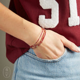 eNewton Design GAMEDAY HOPE UNWRITTEN BRACELET Wine