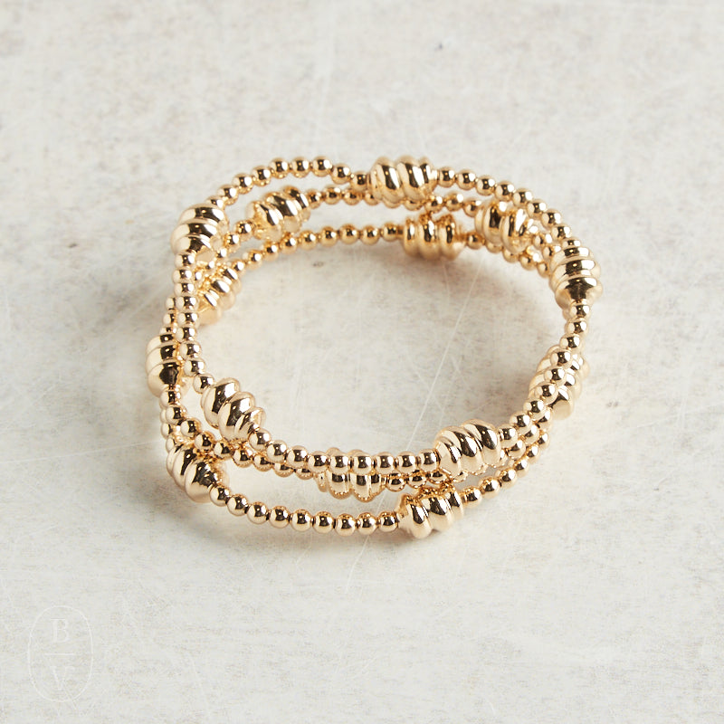 eNewton Design GOLD ADMIRE BRACELET Gold 3mm