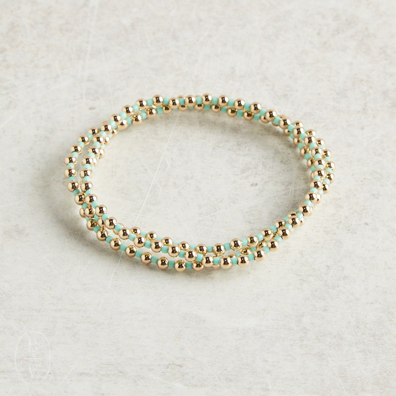 eNewton Design HOPE GRATEFUL BRACELET Mint