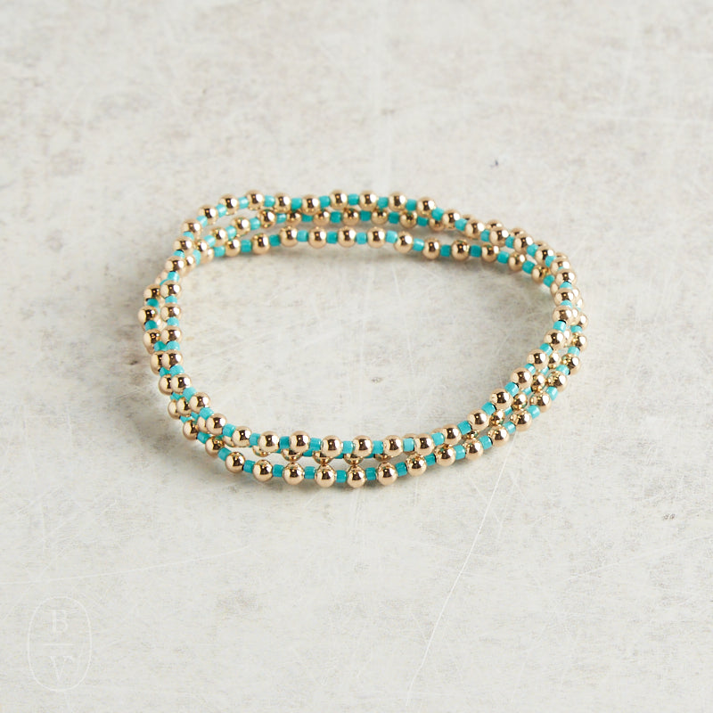 eNewton Design HOPE GRATEFUL BRACELET Turquoise