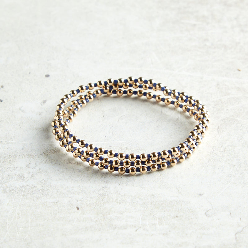 eNewton Design HOPE GRATEFUL BRACELET Navy