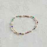 eNewton Design PEARL SINCERITY PATTERN BEAD BRACELET Hot Mess FW25 4mm
