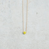 eNewton Design SIGNATURE CROSS SMALL NECKLACE Canary 16