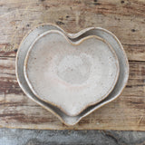 Etta B Pottery NESTING HEART BOWL Chantilly Cream