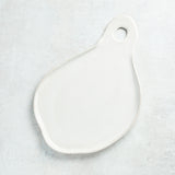 Etta B Pottery CHEESE BOARD Eyelet White