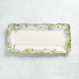 Etta B Pottery APPETIZER TRAY Botanical 13