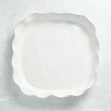 Etta B Pottery COBBLER DISH Eyelet White