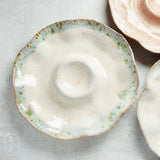 Etta B Pottery CRUDITES SERVER DISH