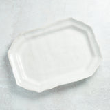 Etta B Pottery HOSTESS TRAY Eyelet White