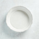 Etta B Pottery FAMILY DINNER DISH Eyelet White