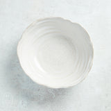 Etta B Pottery ORGANIC BOWL Eyelet White