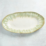 Etta B Pottery LONG OVAL DISH Matcha Latte