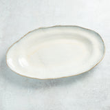 Etta B Pottery LONG OVAL DISH Chantilly Cream