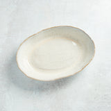 Etta B Pottery OVAL BAKING DISH Chantilly Cream