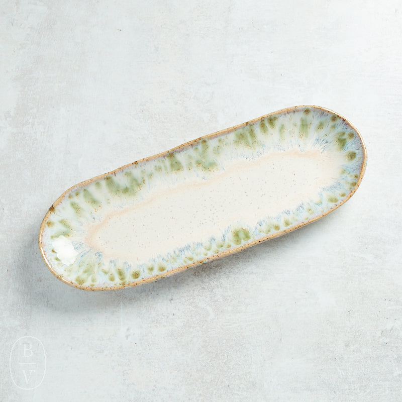 Etta B Pottery BREAD TRAY Botanical