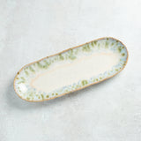 Etta B Pottery SMOOTH BREAD TRAY Botanical