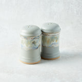 Etta B Pottery SALT AND PEPPER SHAKERS SET Peaceful Lapis