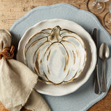 Etta B Pottery 2025 PUMPKIN SALAD PLATE