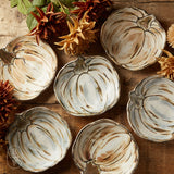 Etta B Pottery 2025 PUMPKIN SALAD PLATE