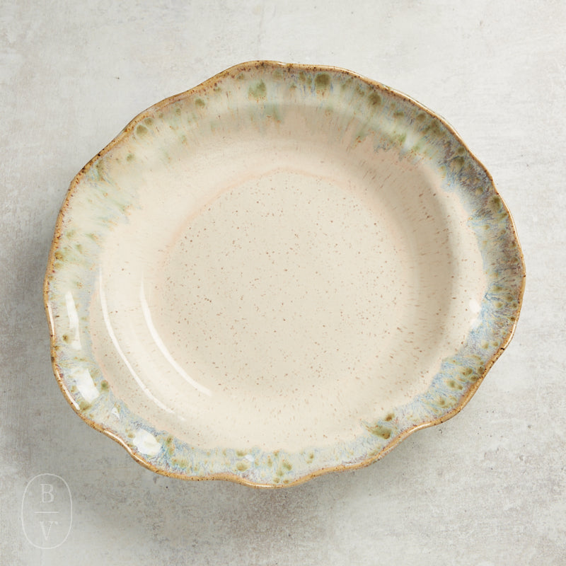 Etta B Pottery ANTIPASTA BOWL Botanical