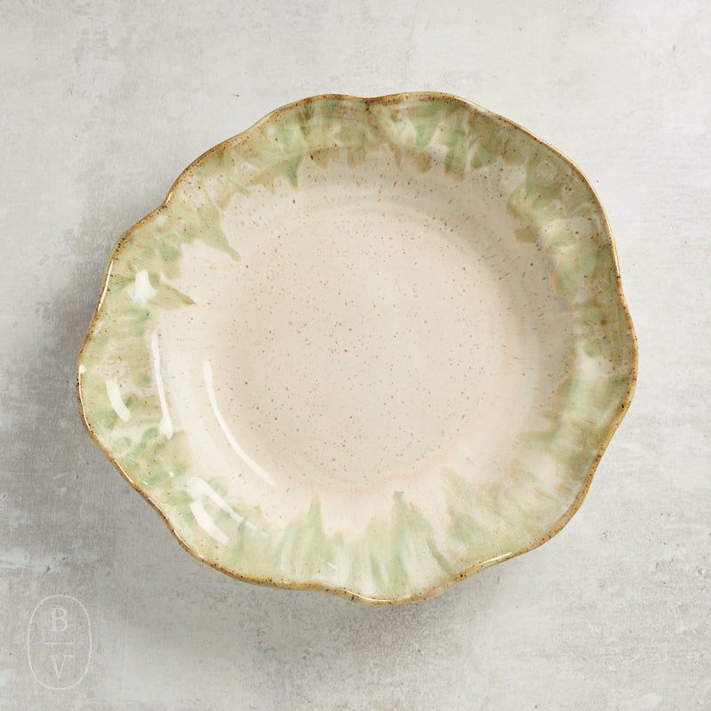 Etta B Pottery ANTIPASTA BOWL Matcha Latte