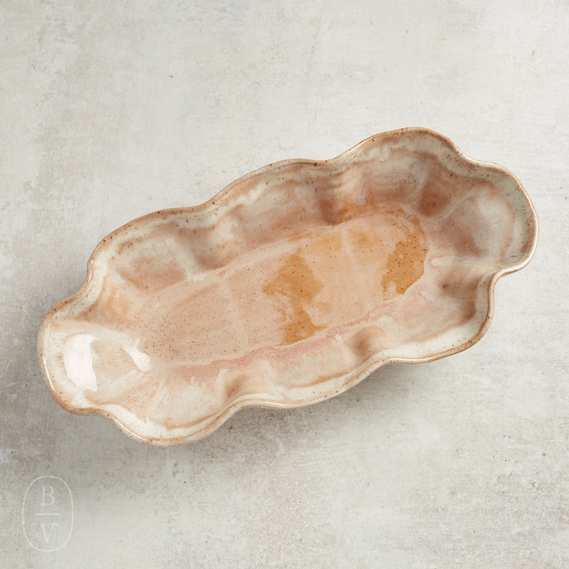 Etta B Pottery CENTERPIECE DISH Primrose