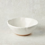 Etta B Pottery CEREAL BOWL Eyelet White