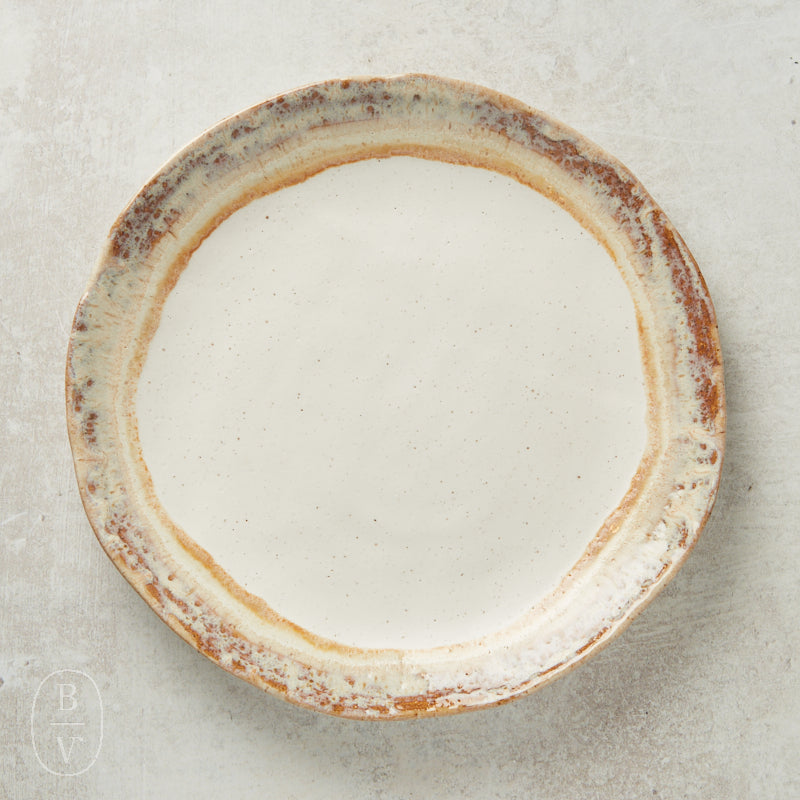 Etta B Pottery FARMHOUSE ROUND DINNER PLATE Cottonwood