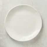 Etta B Pottery FARMHOUSE ROUND DINNER PLATE Eyelet White