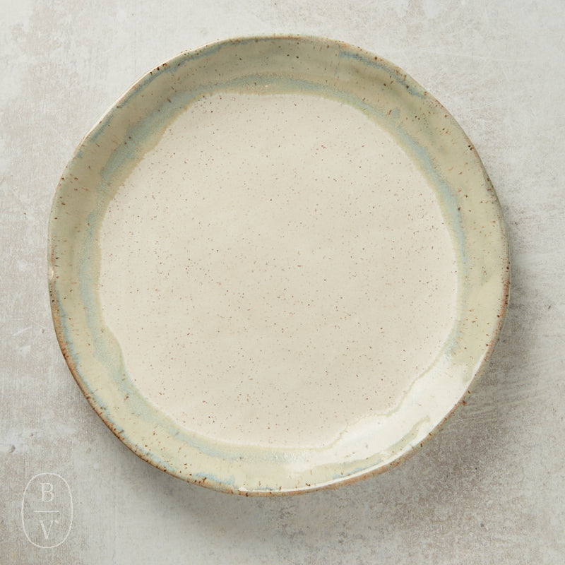 Etta B Pottery FARMHOUSE ROUND DINNER PLATE Hydrangea