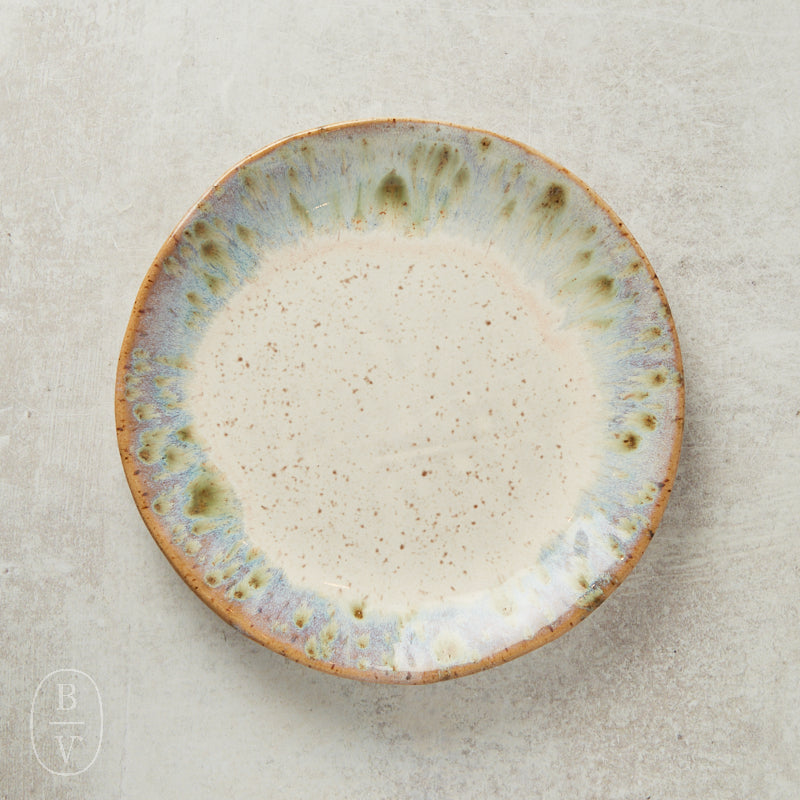 Etta B Pottery FARMHOUSE ROUND SALAD PLATE Botanical