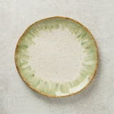 Etta B Pottery FARMHOUSE ROUND SALAD PLATE Matcha Latte