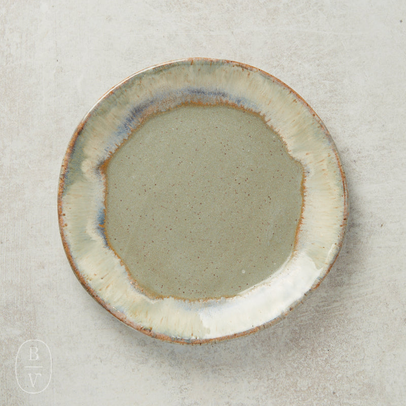Etta B Pottery FARMHOUSE ROUND SALAD PLATE Peaceful Lapis