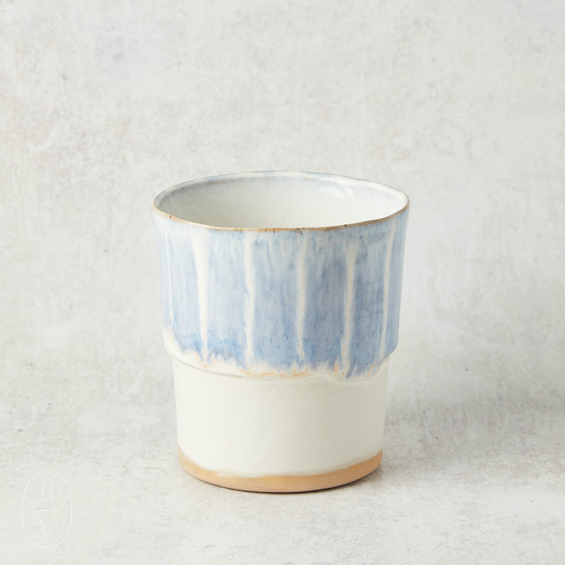 Etta B Pottery FARMHOUSE UTENSIL CROCK Blue Willow